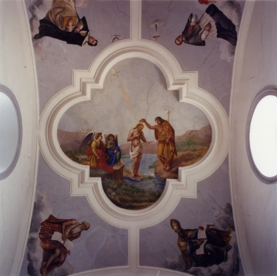 Chiesa dei SS. Cosma e Damiano - battesimo di Cristo